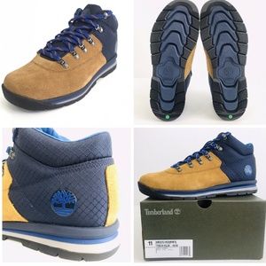 Timberland GT Rally Suede Mid Leather Fabric Boots